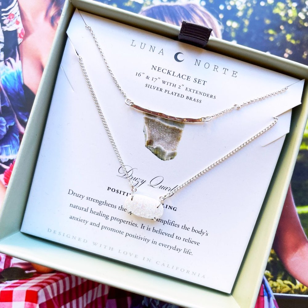 NWT! Luna Norte Double Necklace Set